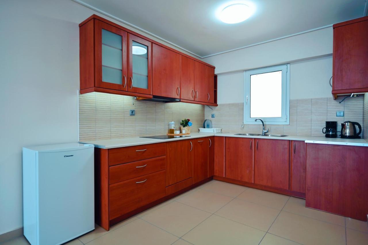 New Times Seafront Hotel Apartments Melissi Melission ภายนอก รูปภาพ