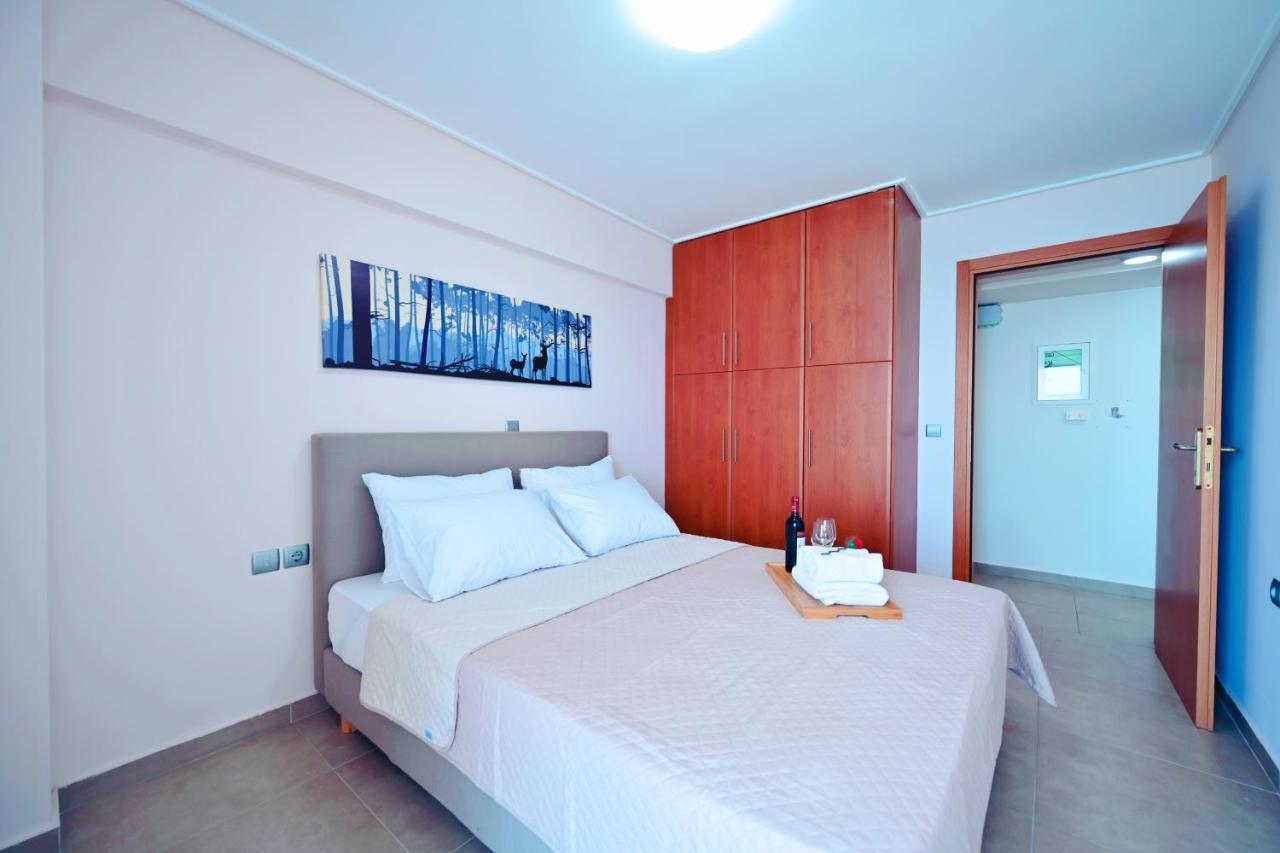 New Times Seafront Hotel Apartments Melissi Melission ภายนอก รูปภาพ
