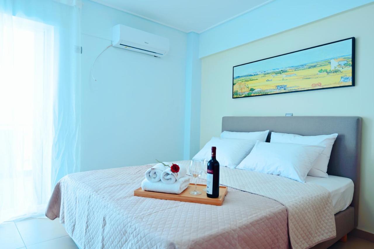 New Times Seafront Hotel Apartments Melissi Melission ภายนอก รูปภาพ