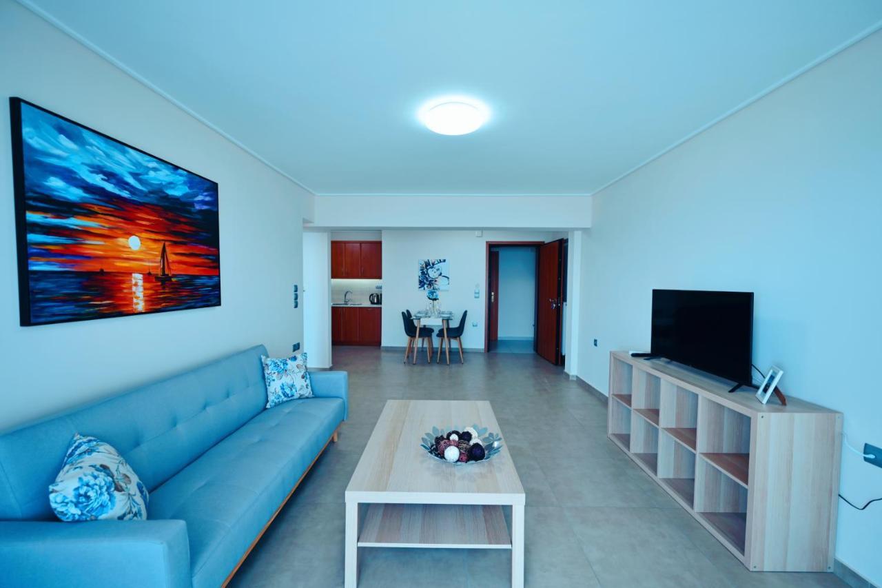 New Times Seafront Hotel Apartments Melissi Melission ภายนอก รูปภาพ