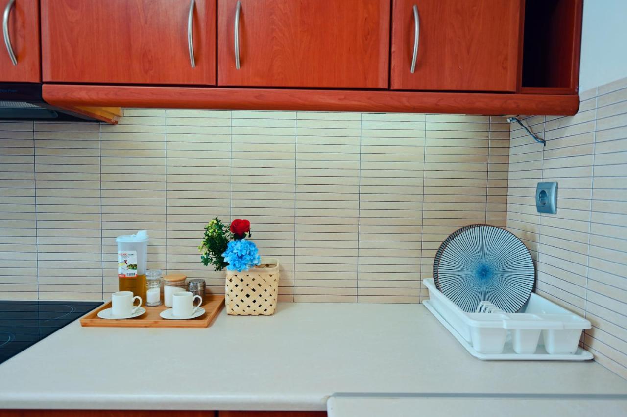 New Times Seafront Hotel Apartments Melissi Melission ภายนอก รูปภาพ