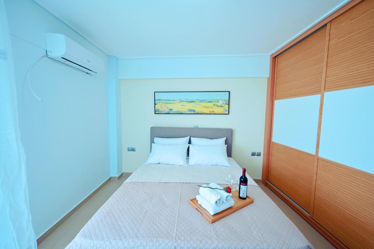New Times Seafront Hotel Apartments Melissi Melission ภายนอก รูปภาพ