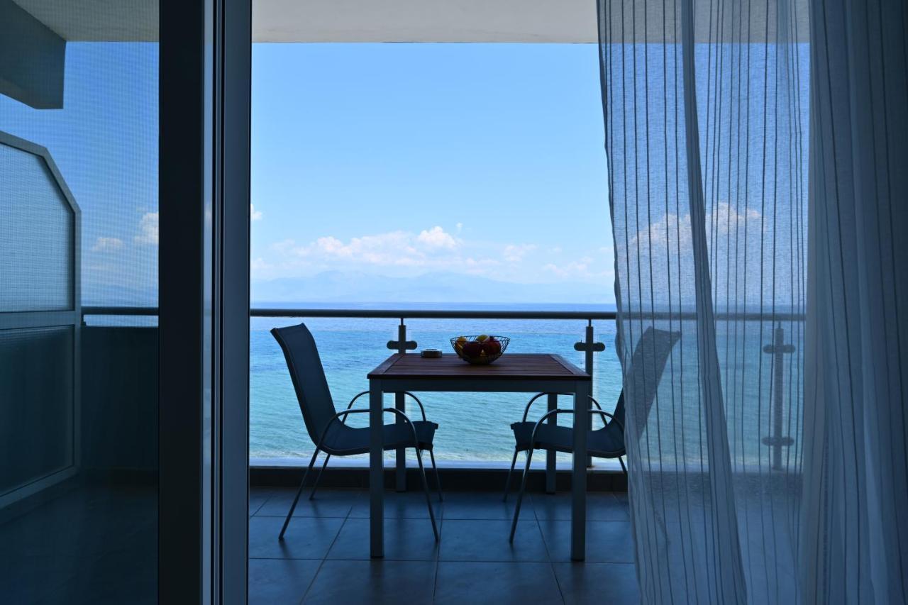 New Times Seafront Hotel Apartments Melissi Melission ภายนอก รูปภาพ