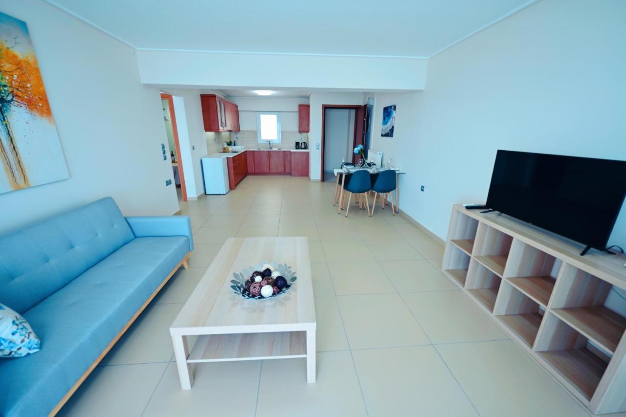 New Times Seafront Hotel Apartments Melissi Melission ภายนอก รูปภาพ