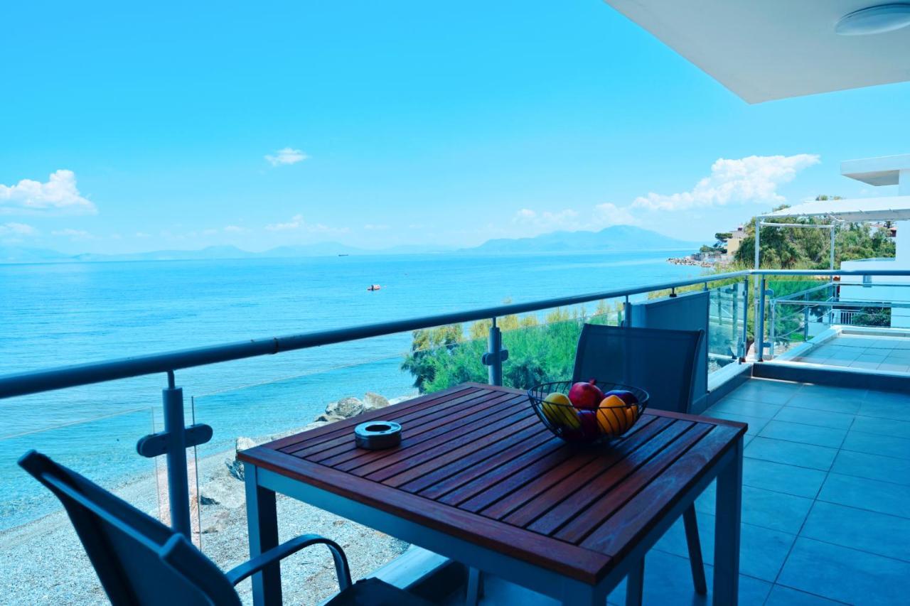 New Times Seafront Hotel Apartments Melissi Melission ภายนอก รูปภาพ