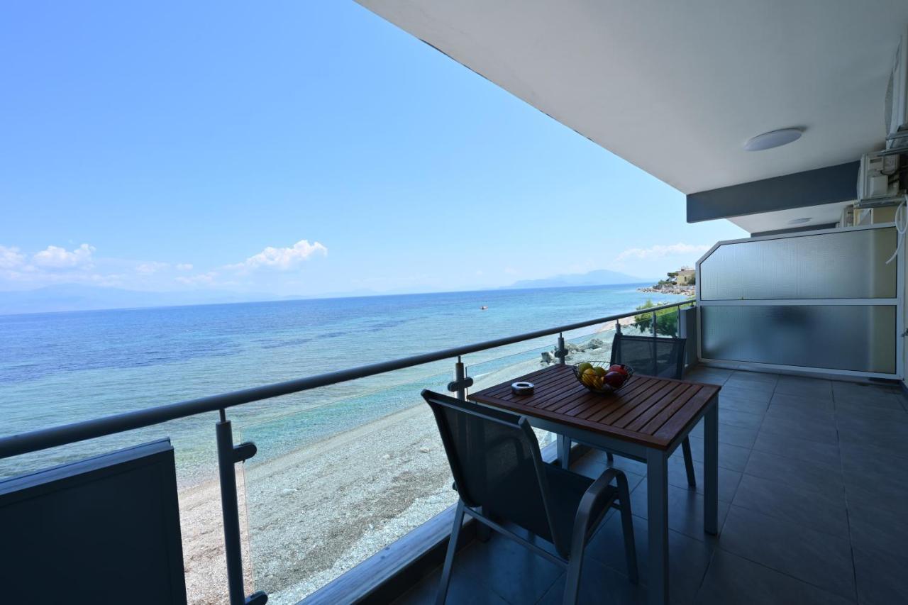 New Times Seafront Hotel Apartments Melissi Melission ภายนอก รูปภาพ